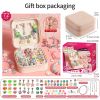图片 72pcs Charm Bracelet Making Kit - Daily Use DIY Beaded Jewelry Making Kit, Charms Gifts For Daily Use Toys Crafts DIY Bracelet Making Gift Box, Birthday, Halloween, Christmas,Party Gift Pack